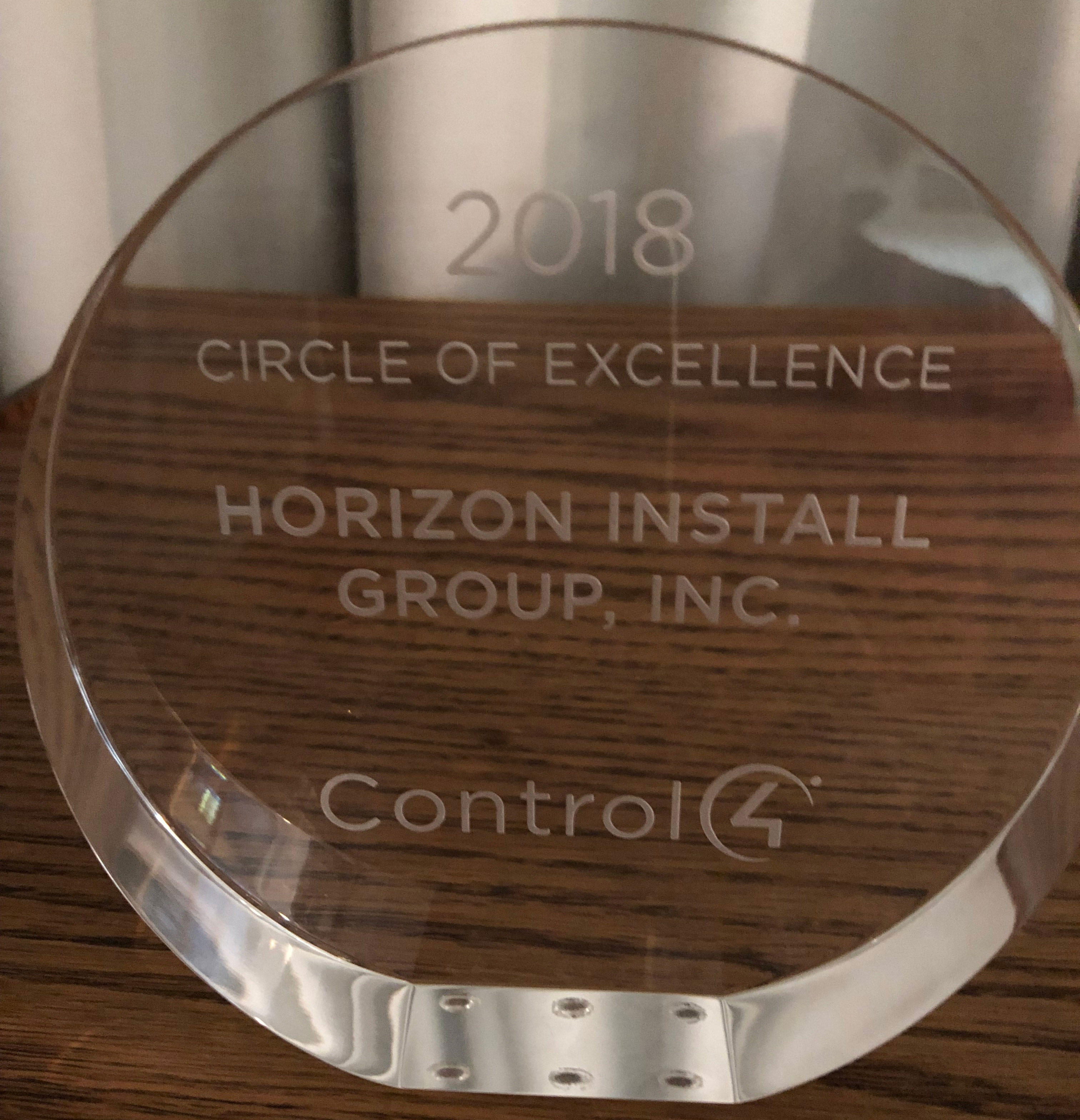 Control 4 Circle of Excellence